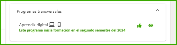 inscripciones de los cursos de programas transversales en el sena
